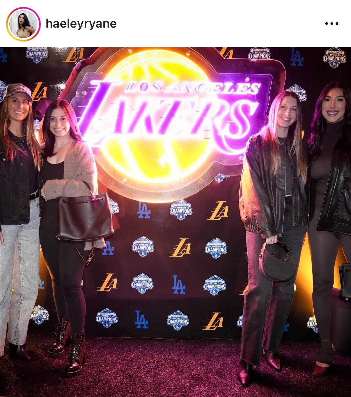 スネルの妻ヘイリー夫人のインスタグラムから