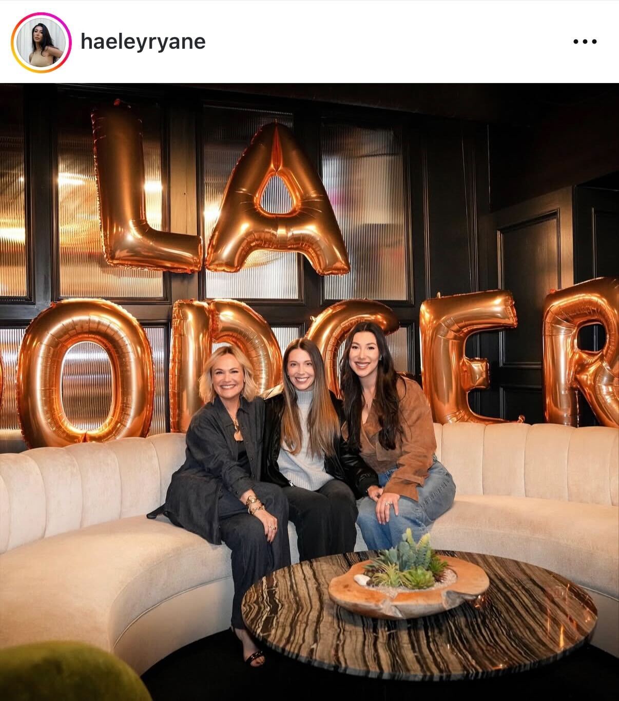 スネルの妻ヘイリー夫人のインスタグラムから