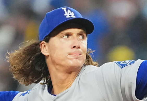 ドジャースのグラスノー（2025年9月撮影）