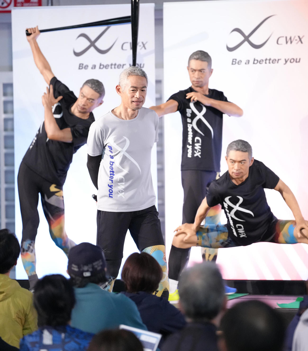 イベントに登場したイチロー氏（撮影・足立雅史）