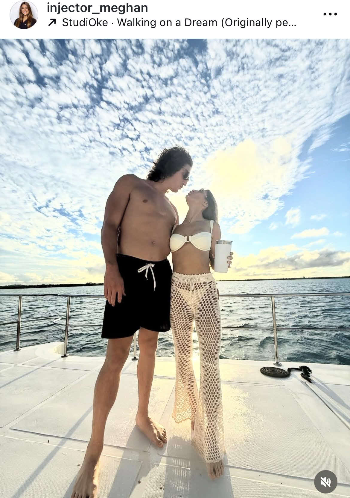グラスノーの妻メーガンさんのインスタグラムから