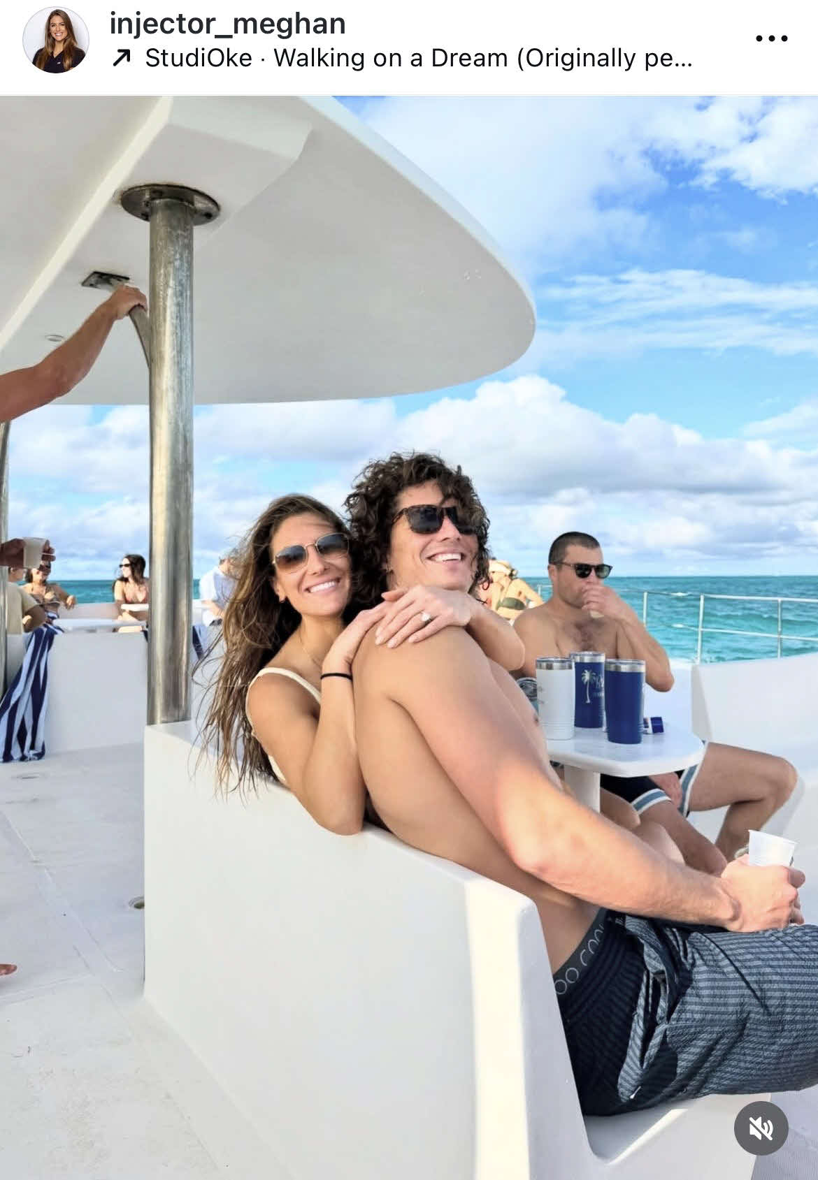 グラスノーの妻メーガンさんのインスタグラムから