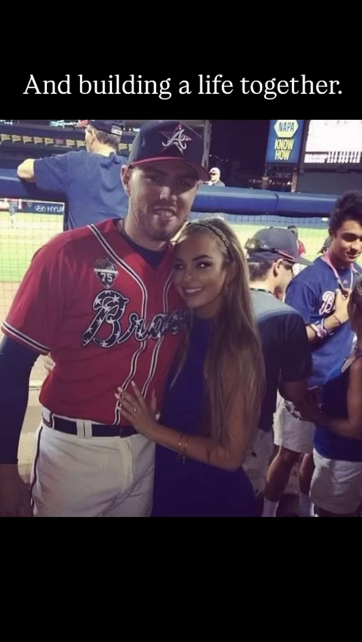 フリーマンの妻チェルシー夫人のインスタグラムから