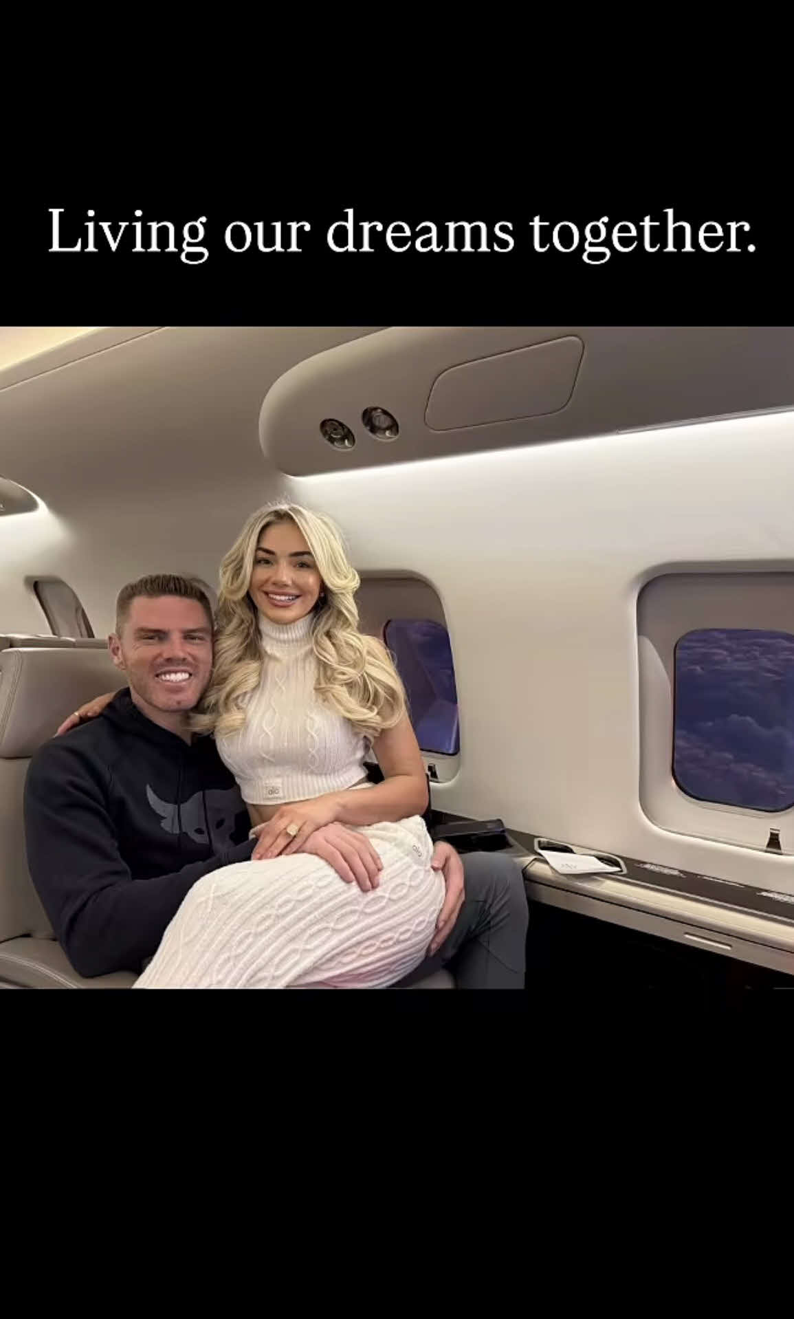 フリーマンの妻チェルシー夫人のインスタグラムから