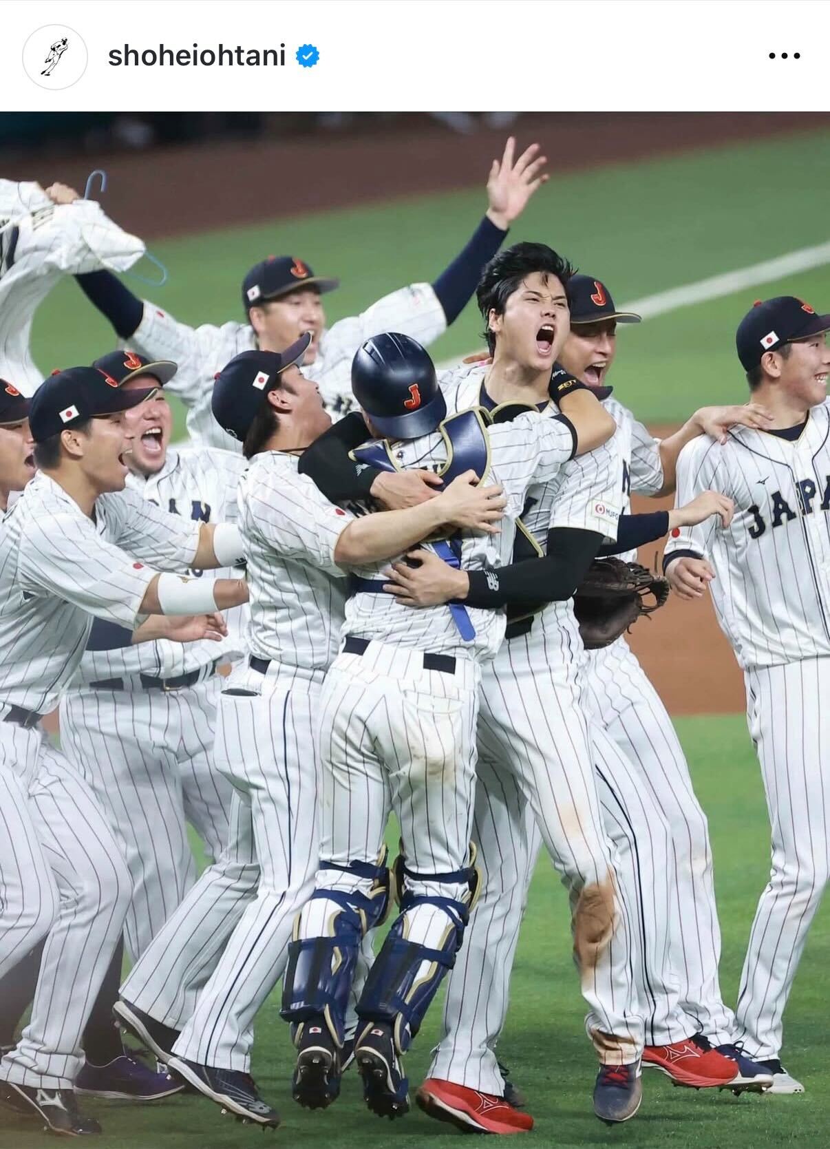 大谷翔平のインスタグラムから