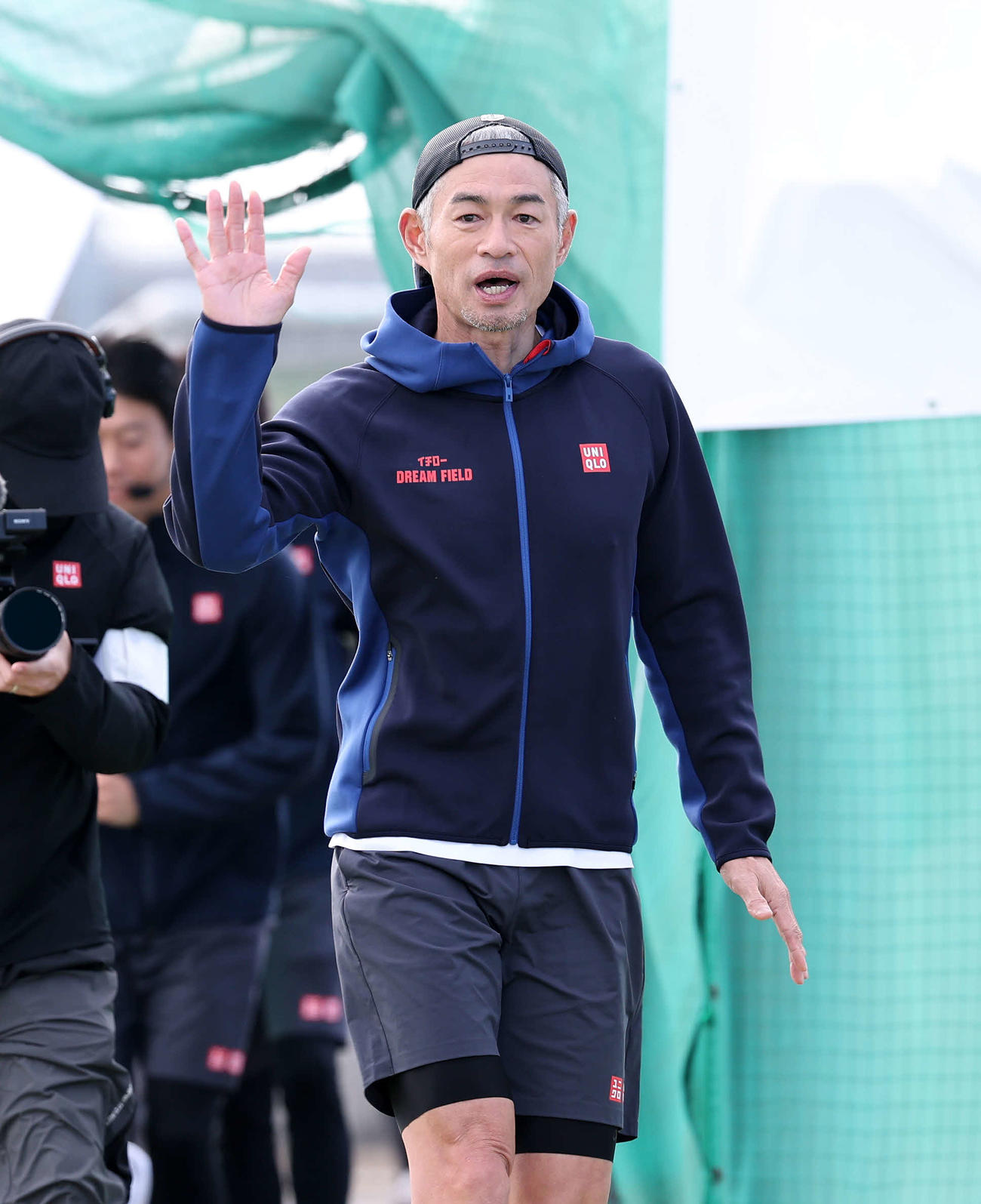 オープニングセレモニーに臨むイチロー氏（撮影・鈴木正人）