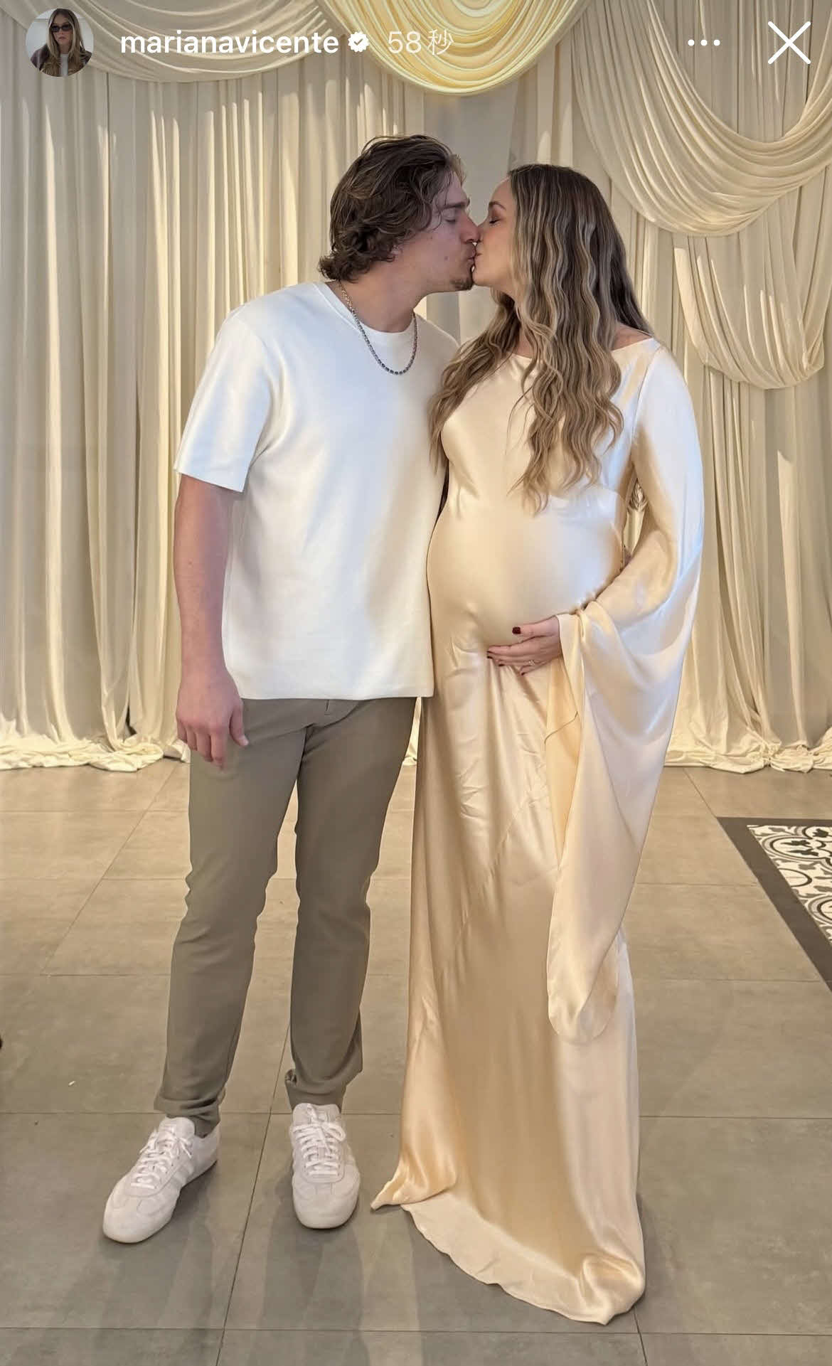 キケ・ヘルナンデスの妻マリアナ夫人のインスタグラムから