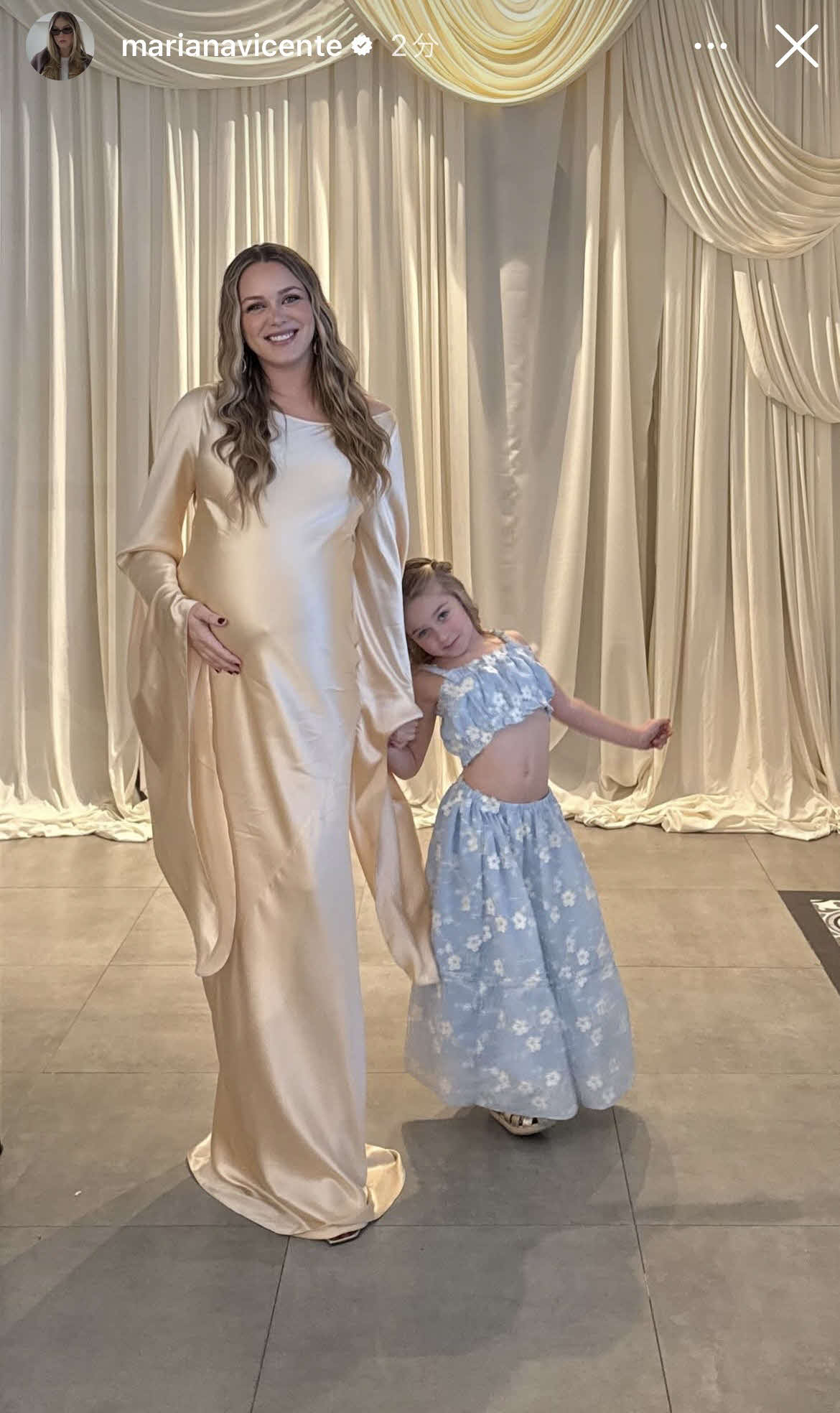 キケ・ヘルナンデスの妻マリアナ夫人のインスタグラムから