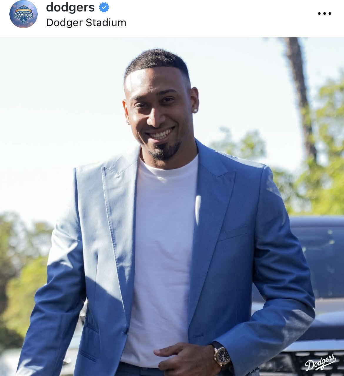 ドジャース公式インスタグラムから