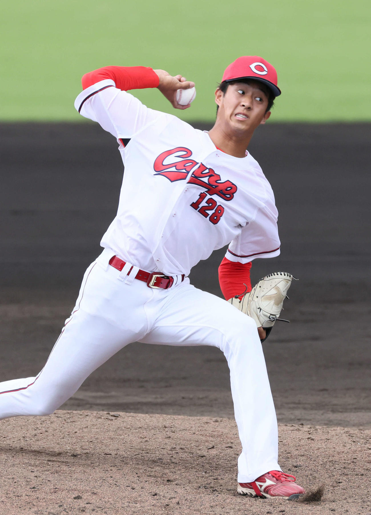 広島時代の中村来生（2023年9月28日撮影）