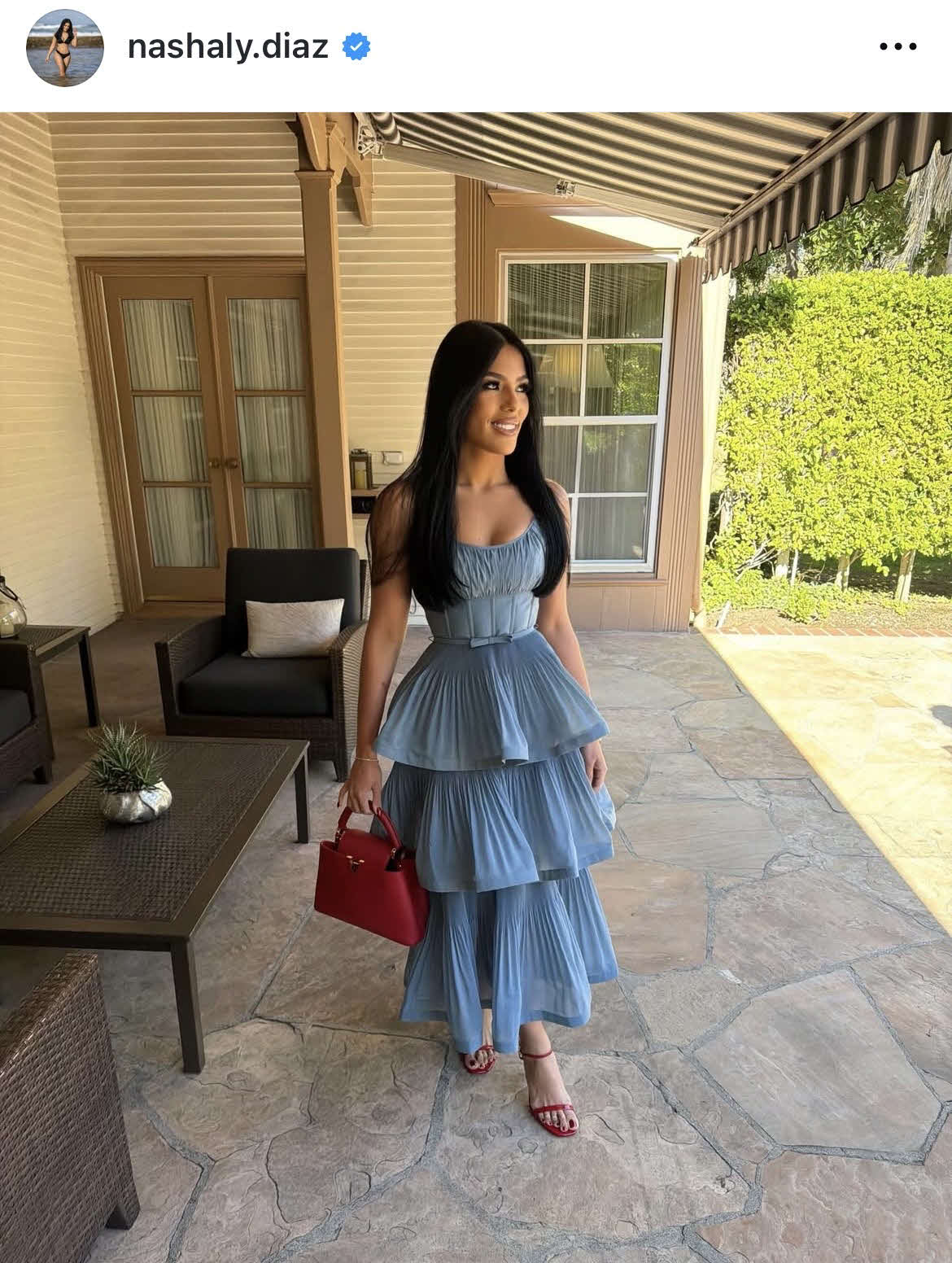 ディアスの妻ナシャリーさんのインスタグラムから