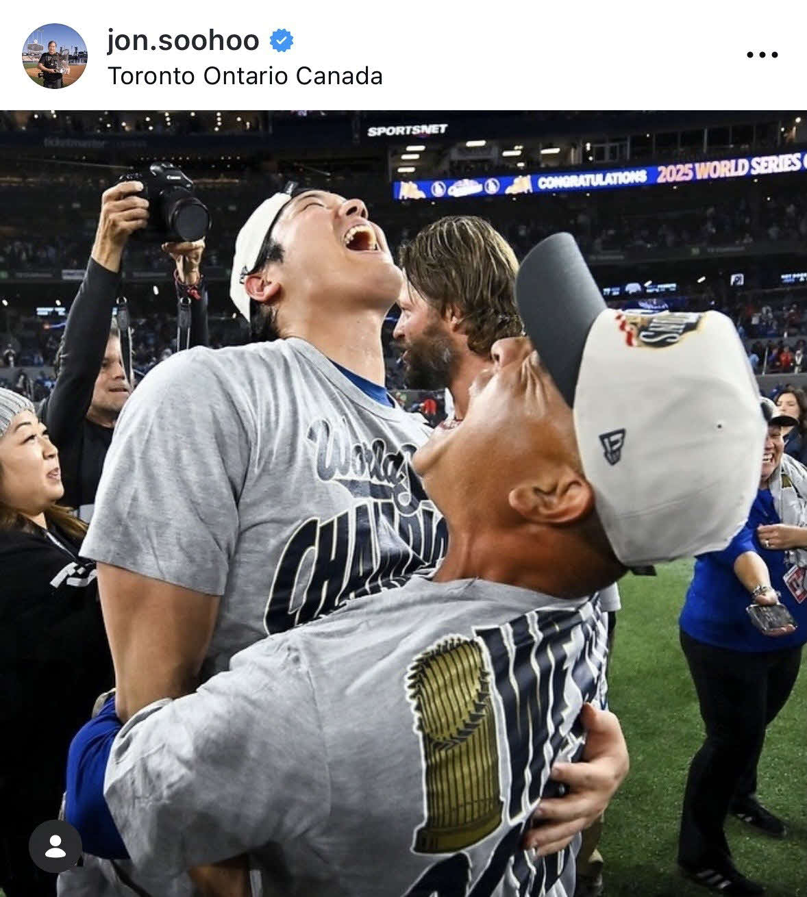 ジョン・スーフー氏のインスタグラムから