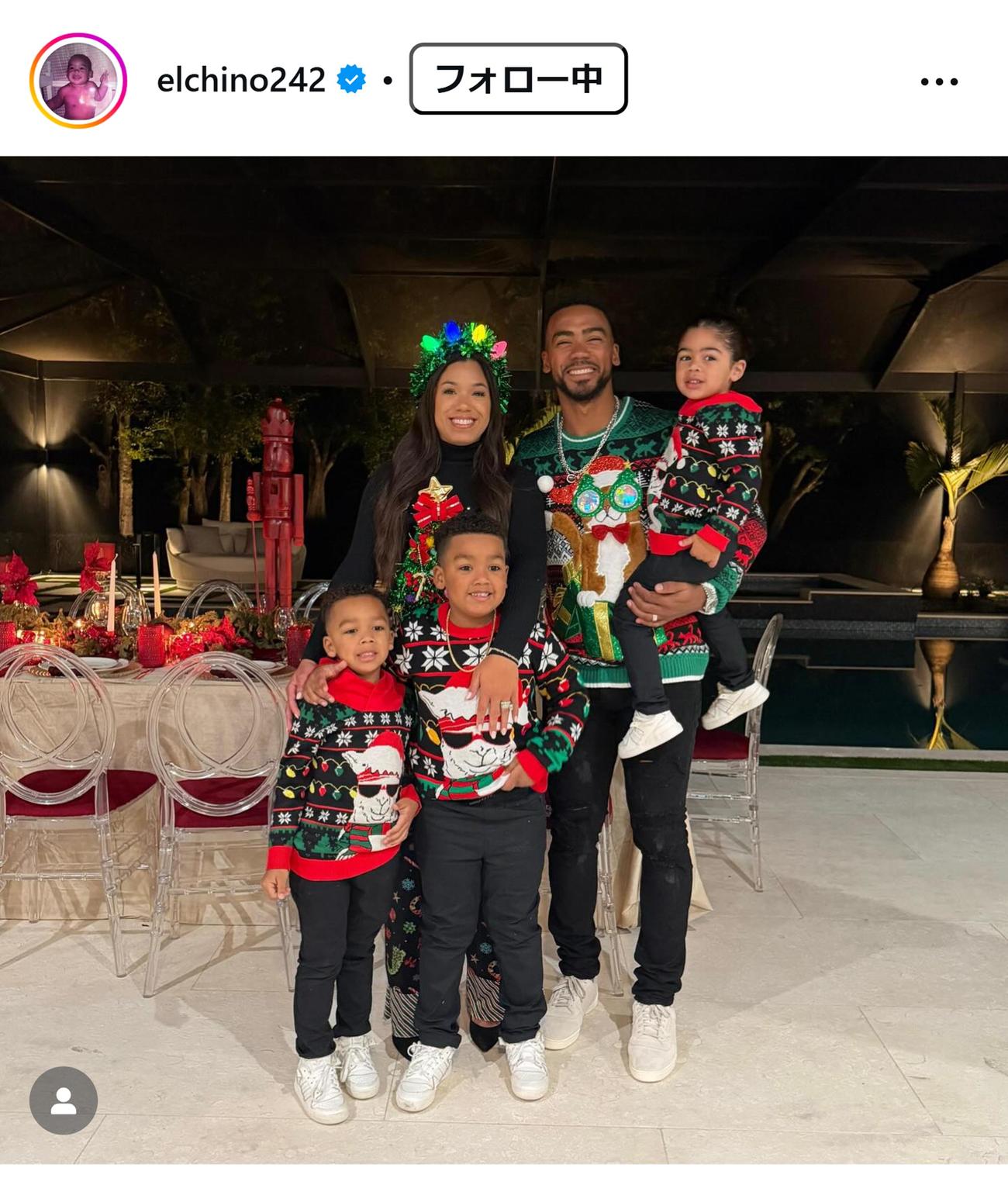 テオスカー・ヘルナンデスのインスタグラムから
