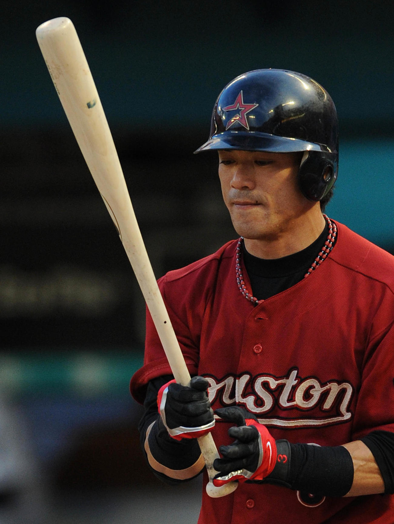 アストロズ時代の松井稼頭央（09年8月13日撮影）