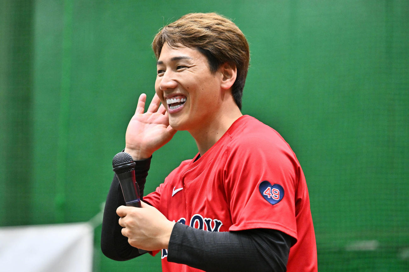レッドソックス吉田正尚（2025年12月撮影）