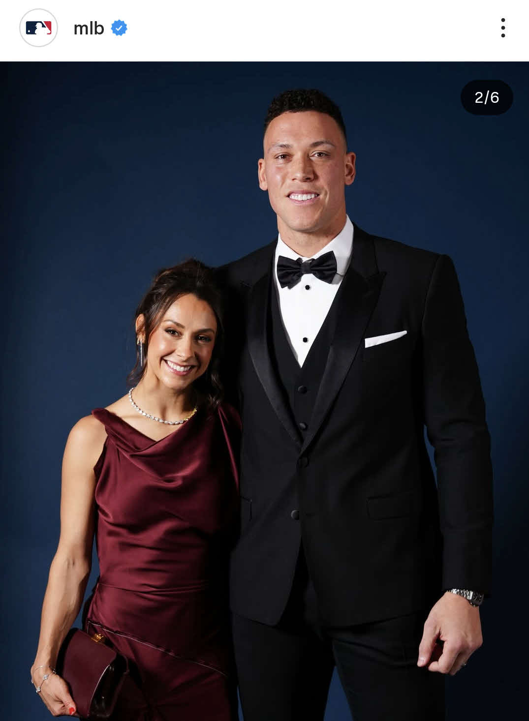 MLBの公式インスタグラムから