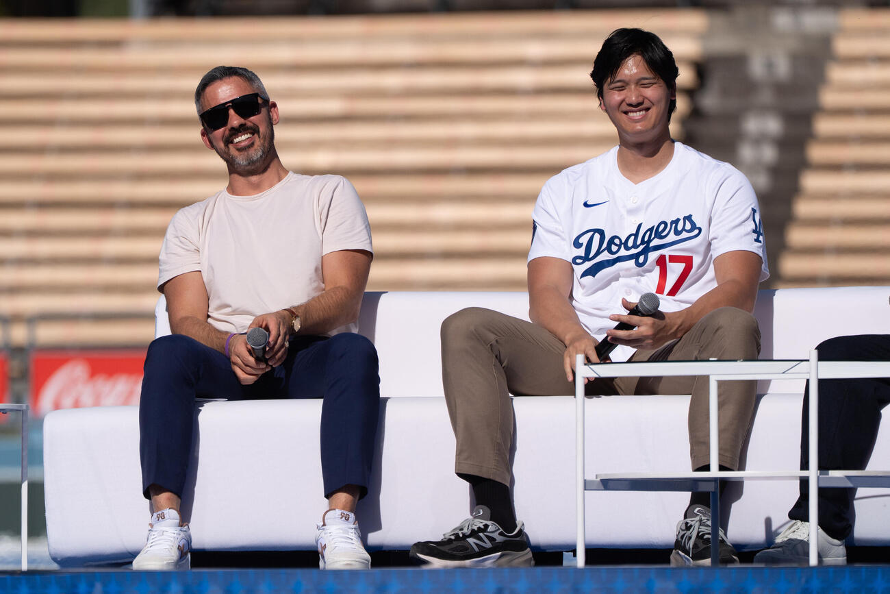 「ドジャーフェスト」に参加した大谷翔平（AP）