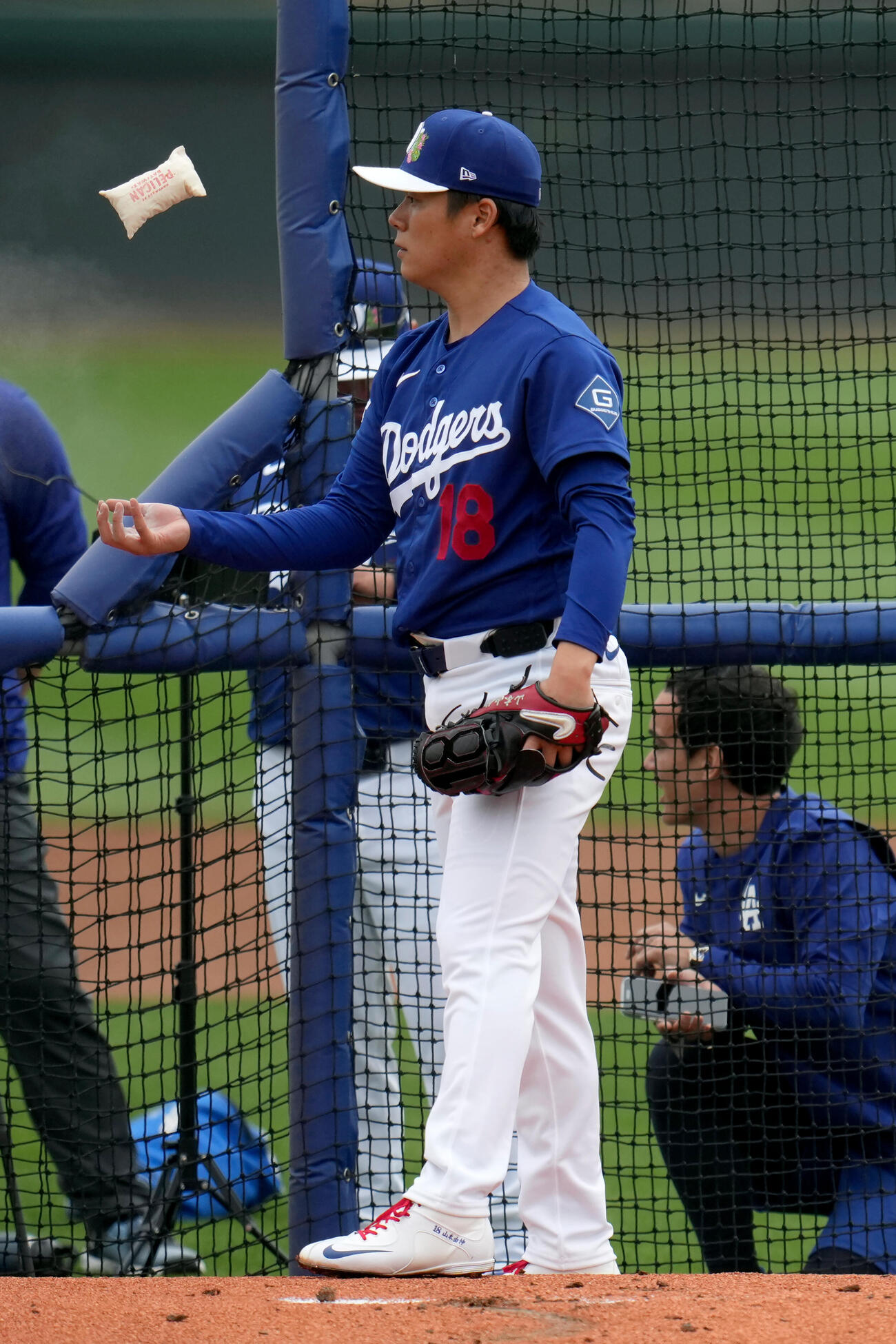 ライブBPに登板した山本由伸（AP）