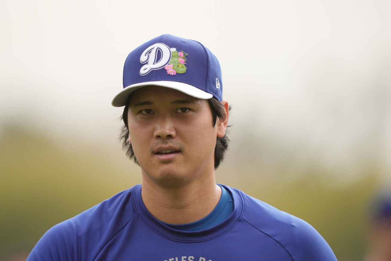 ドジャース大谷翔平（AP）