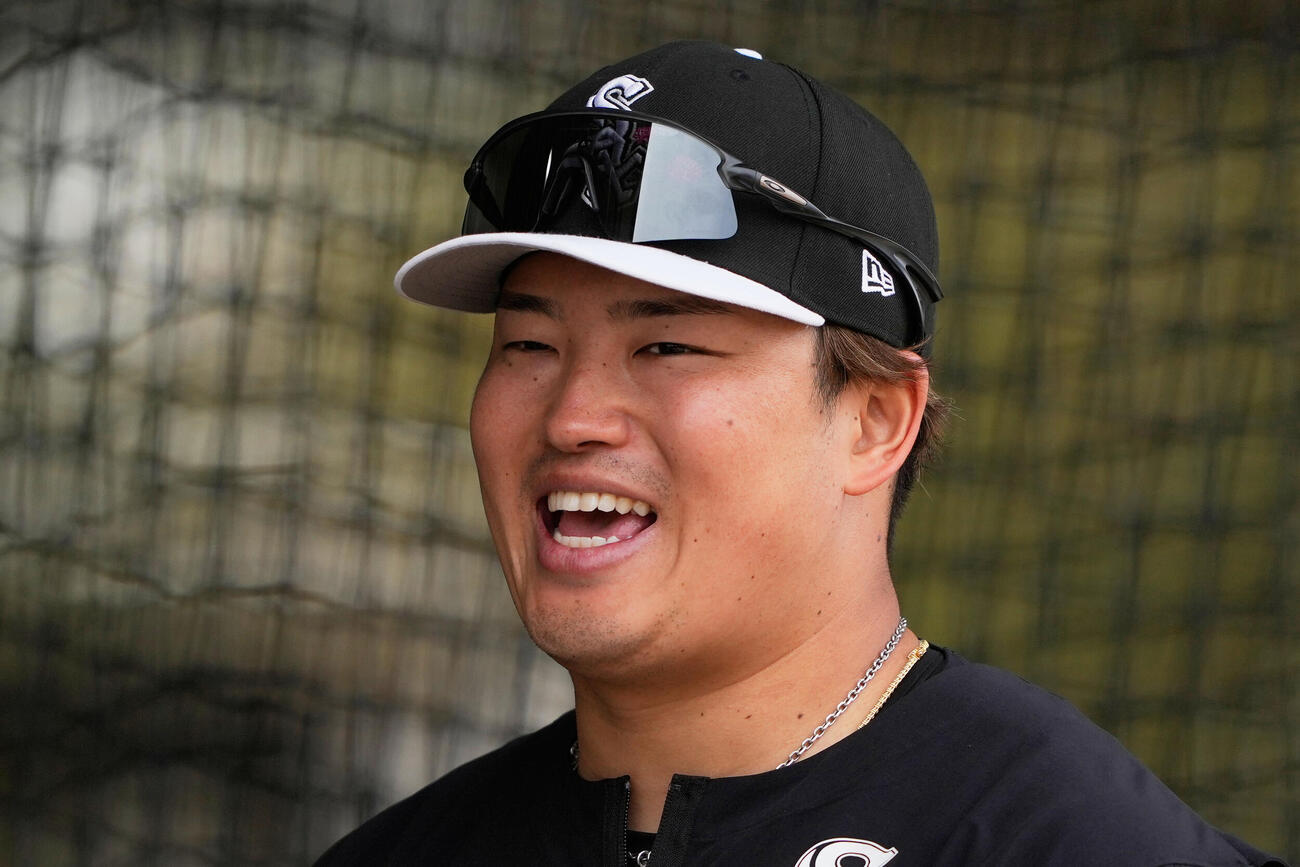 ホワイトソックス村上宗隆（AP）