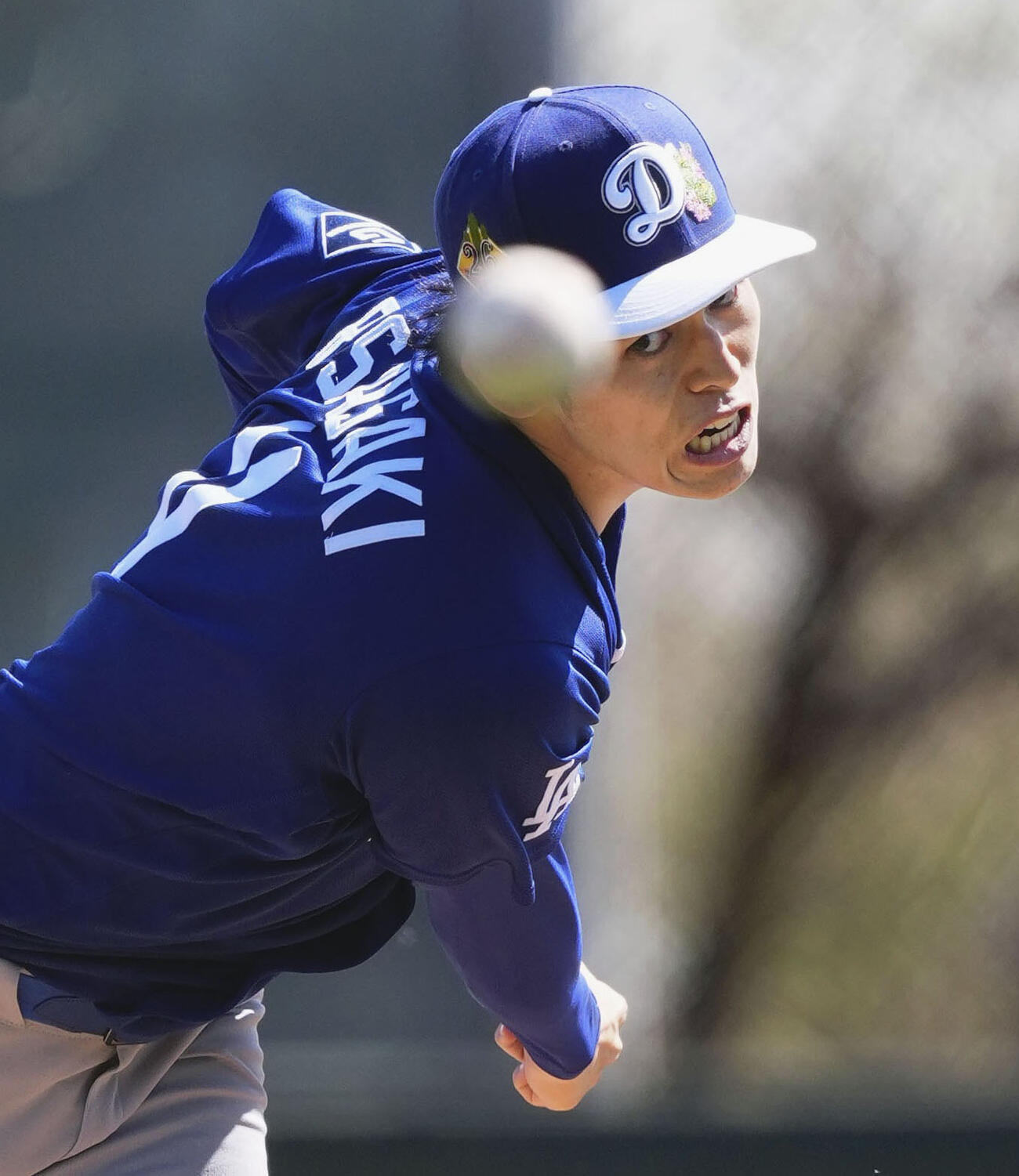 ホワイトソックス相手のマイナー戦に先発したドジャース佐々木（共同）