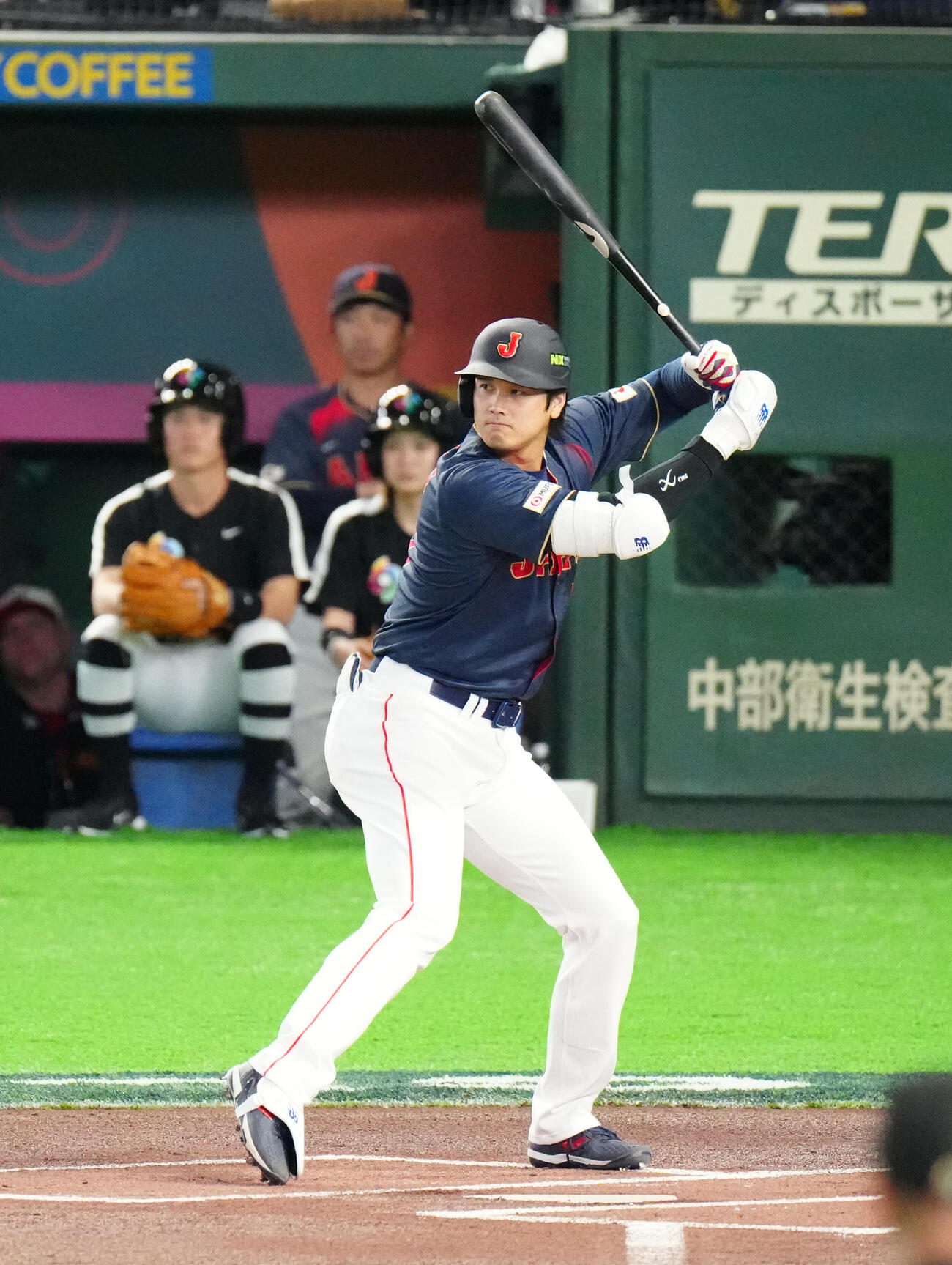 台湾対日本　打席に立つ大谷翔平（26年3月撮影）