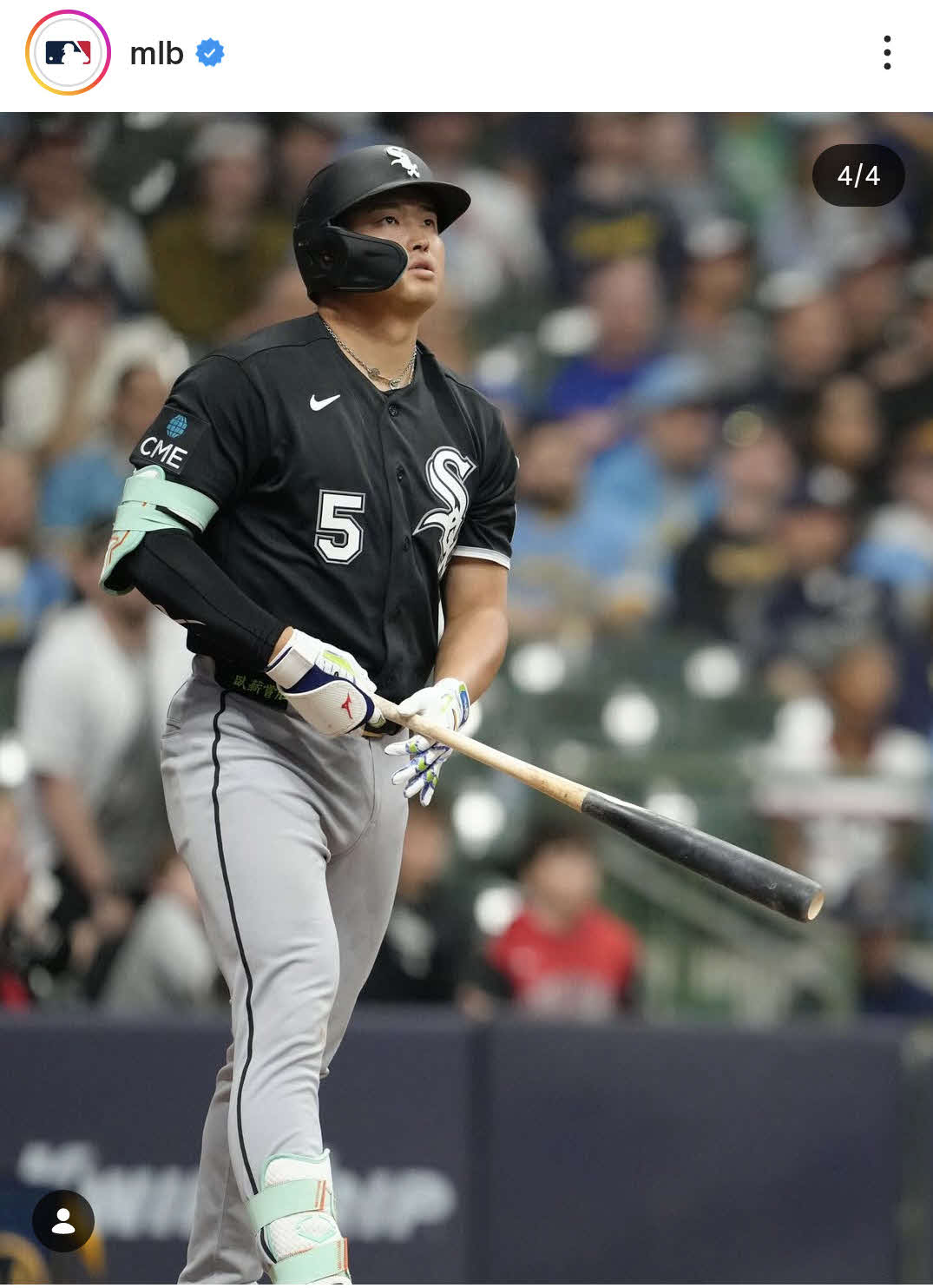 MLB公式のインスタグラムから