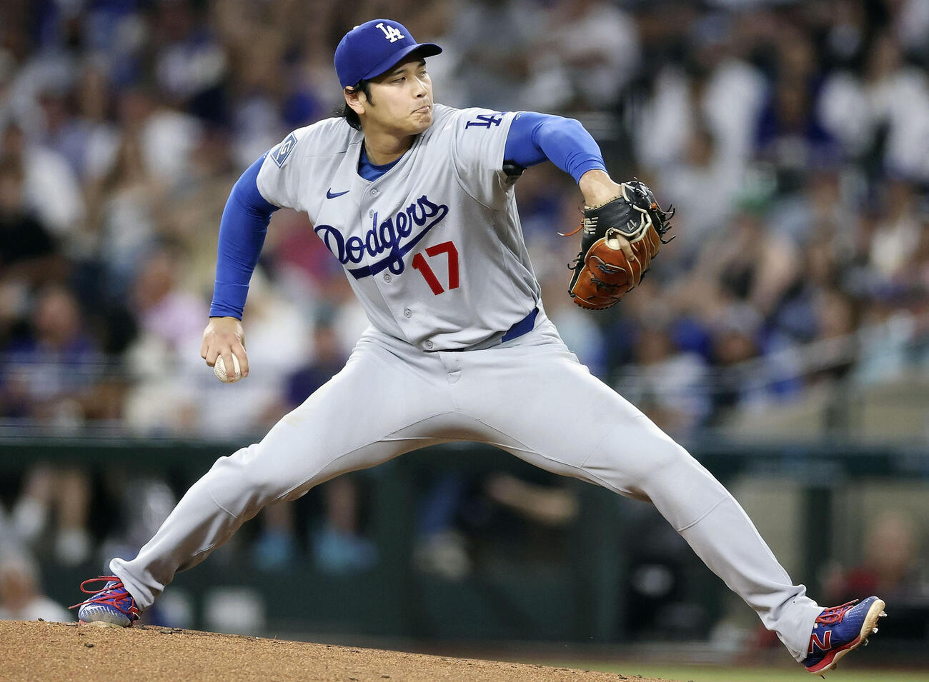 ダイヤモンドバックス戦に先発したドジャース大谷（ゲッティ＝共同）