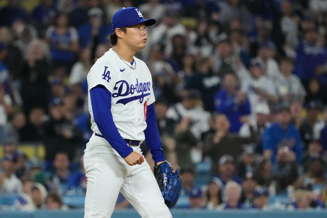山本由伸は８回途中１失点も白星逃す（AP）