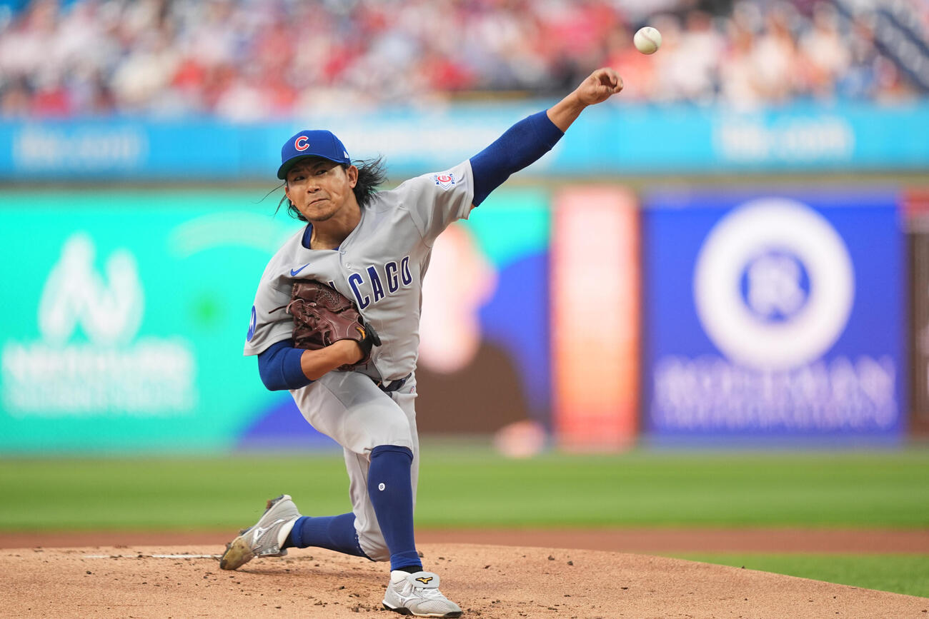 フィリーズ戦に先発したカブス今永（AP）