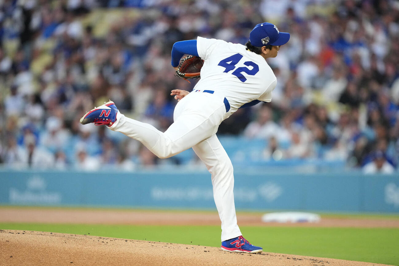 メッツ戦に先発したドジャース大谷翔平（ロイター）