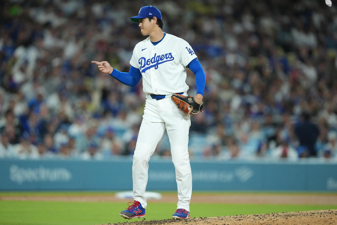 メッツ戦に先発したドジャース大谷（ロイター）