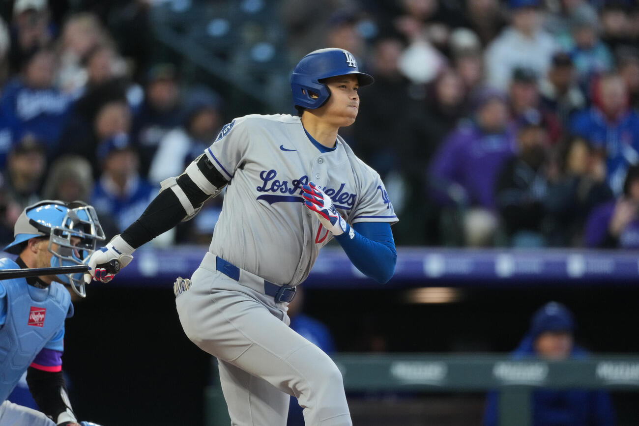 ドジャース大谷翔平（AP)
