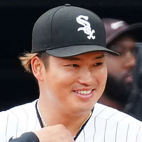笑顔のホワイトソックス村上宗隆（2026年4月撮影）