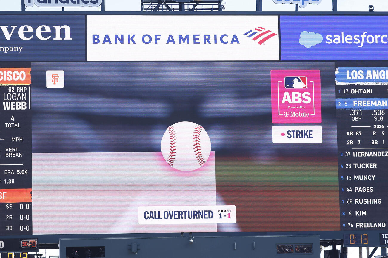 MLBのABSチャレンジシステム（ロイター）