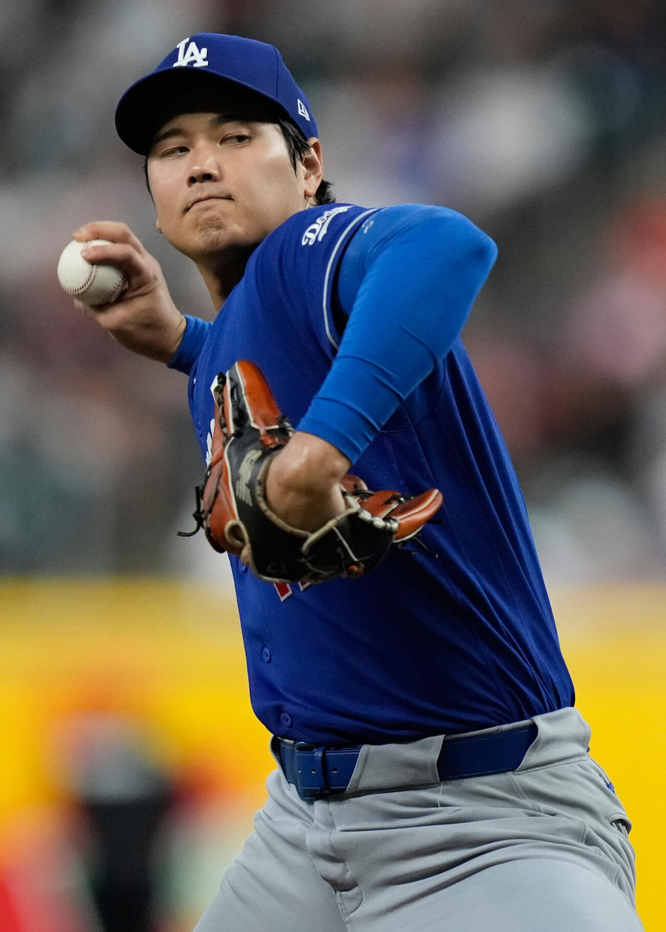 アストロズ戦に先発したドジャース大谷翔平（AP）