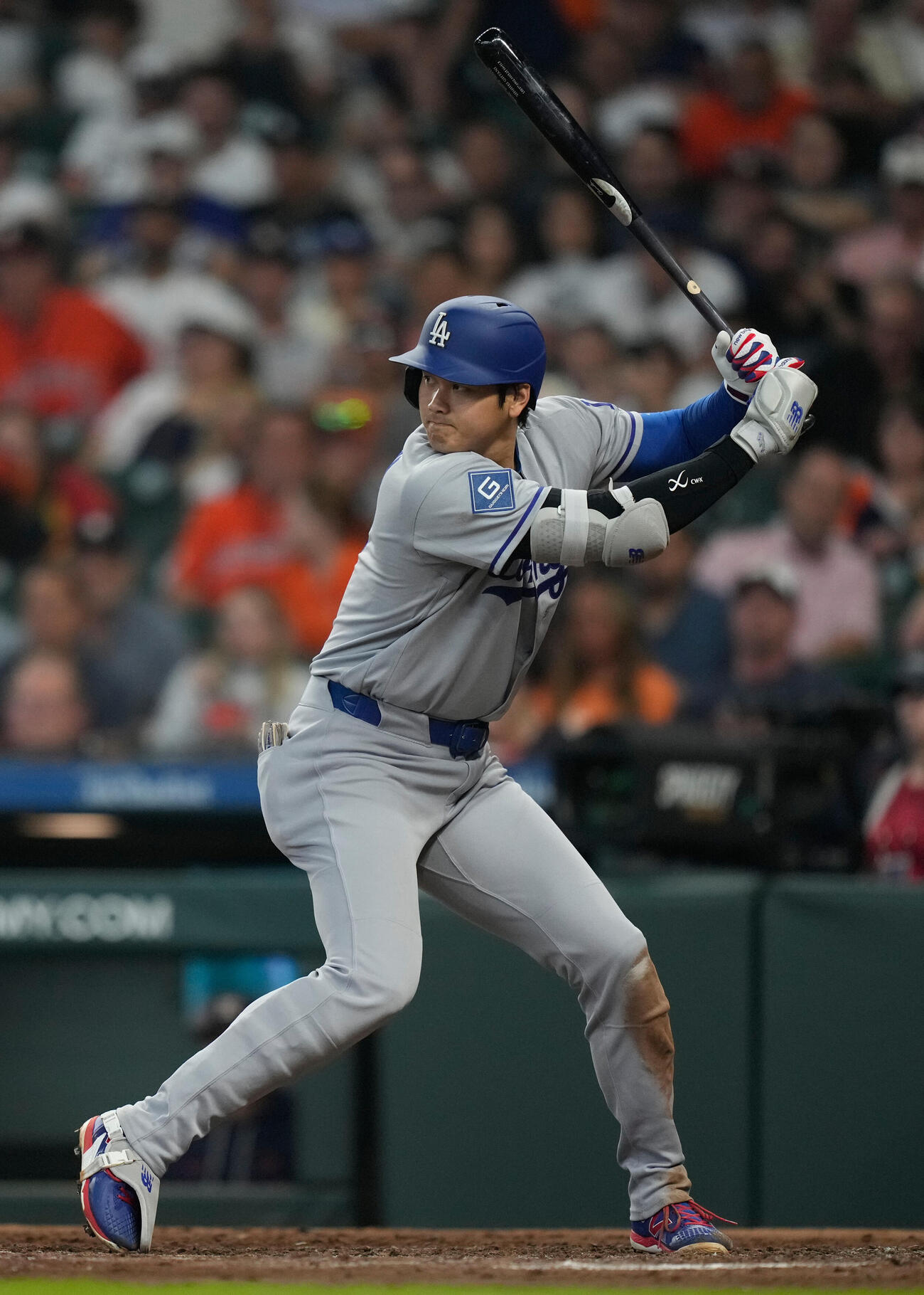 4回、第3打席のドジャース大谷(AP)