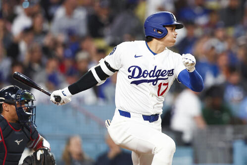 3回、遊ゴロに倒れたドジャース大谷(AP)