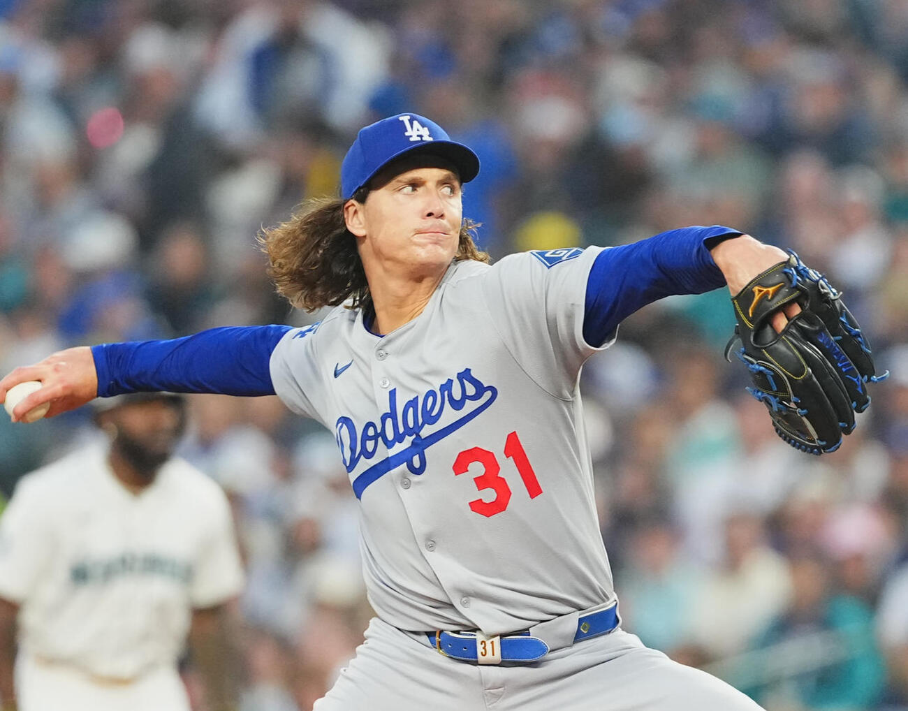 ドジャースのグラスノー（2025年9月撮影）