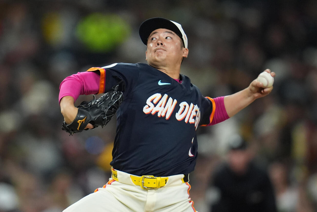 カージナルス戦に登板したパドレス松井裕樹(AP)