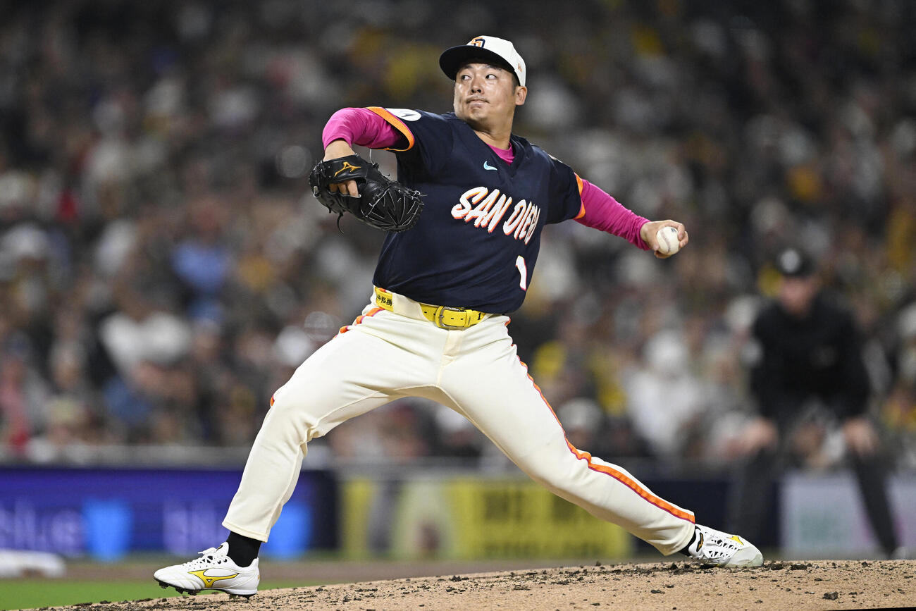 カージナルス戦に登板したパドレス松井裕樹(ロイター)