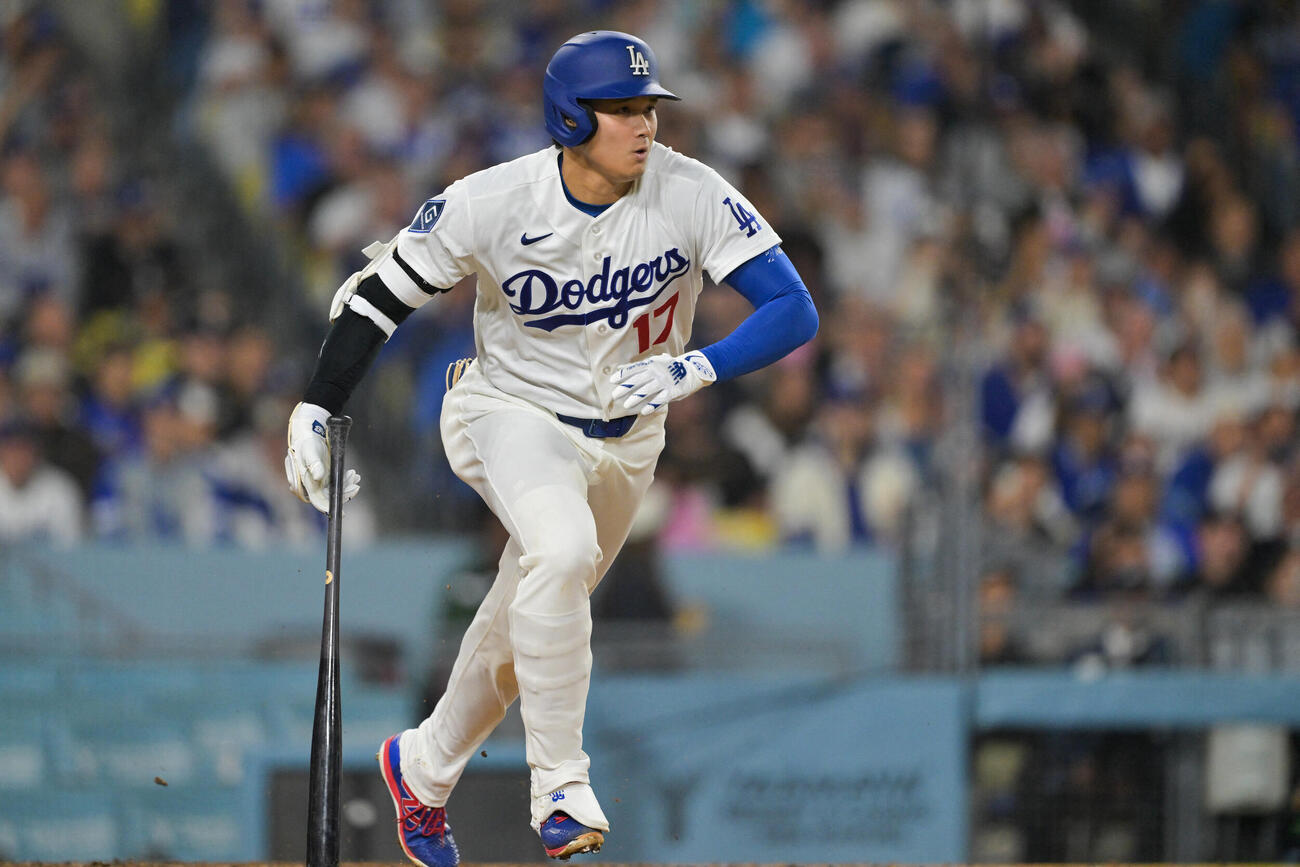 5回、タイムリーを放った大谷翔平(ロイター)