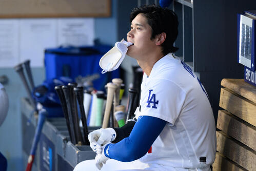 1回、1ゴロに倒れたドジャース大谷翔平（AP）