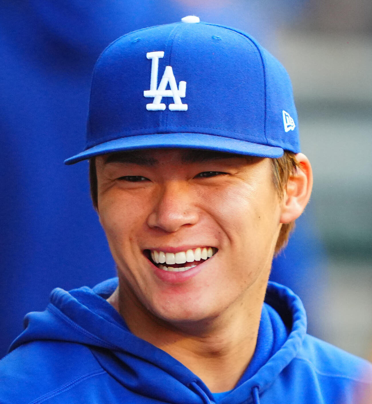ドジャース山本由伸（2025年8月12日撮影）