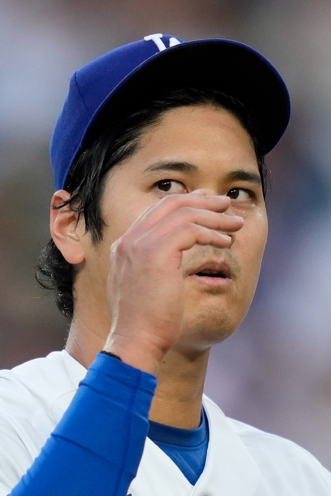 ジャイアンツ戦に登板したドジャース大谷(AP)