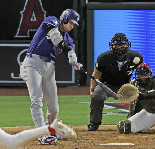 ドジャースが対エンゼルスの連敗を7で止める 大谷翔平が古巣から