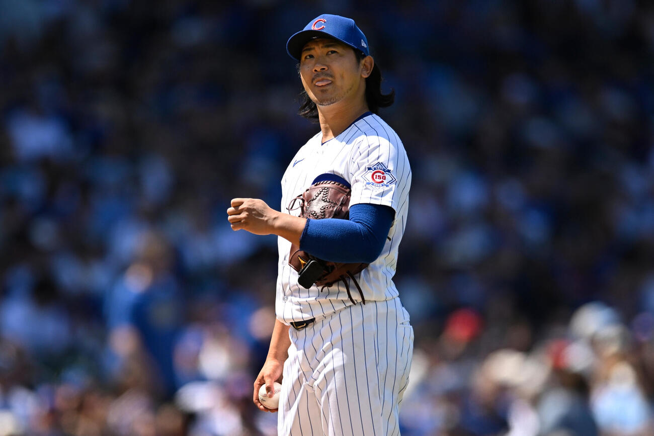アストロズ戦5回に失点したカブス今永昇太（AP）