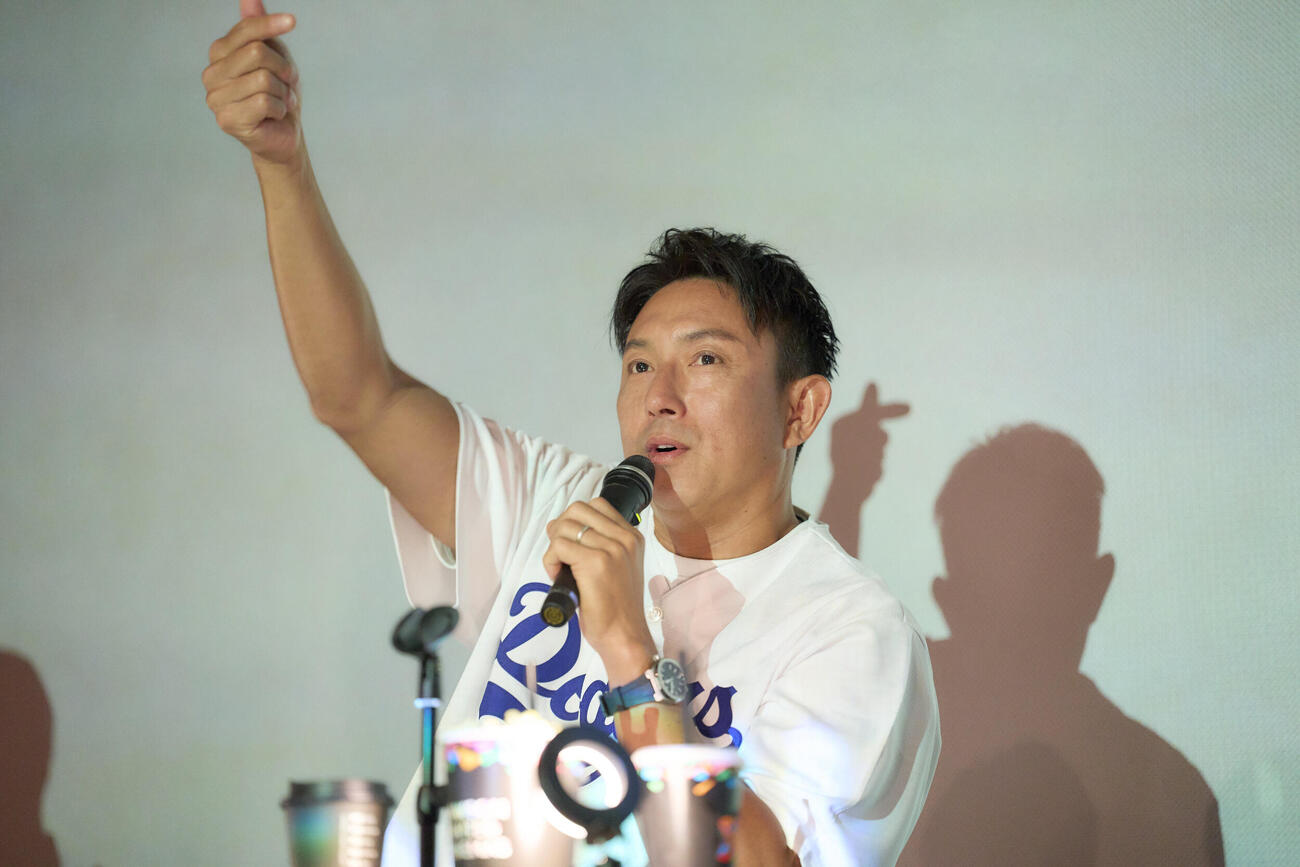 ドジャースウォッチパーティでトークを披露した川崎宗則氏