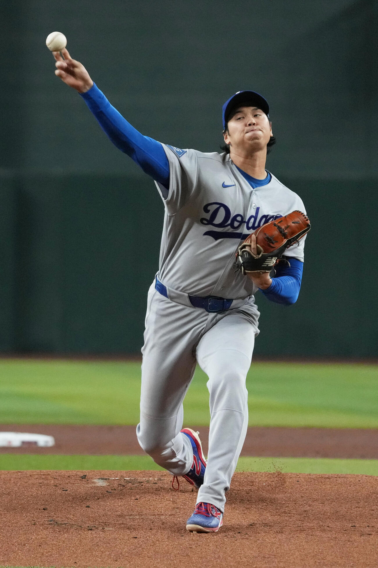 先発したドジャース大谷翔平（AP）