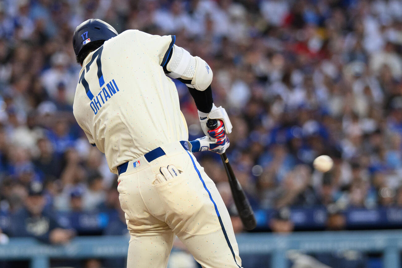 1回、11号2ランを放ったドジャース大谷（AP）